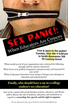panic panic Sex Panic!: When Educators Are Censors
