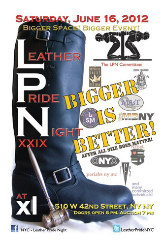 29th Annual Leather Pride Night, NYC, June 16 lpn2012 web 29th Annual Leather Pride Auction